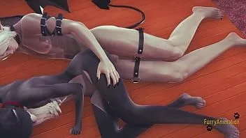 Reproducir Genshin impact furry yaoi 3d - zhongli cat follada en diferentes posiciones con creampie (sin censura) - japonés asiático manga anime juego porno yiff