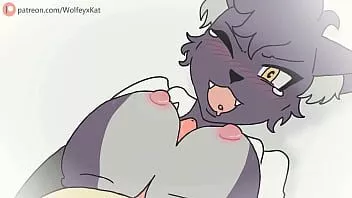 play Kitty dan anak anjing 2 (animasi hentai berbulu)