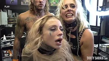 Play Dirtysarah - blonde bitch sold her soul for money and let her head tattooed